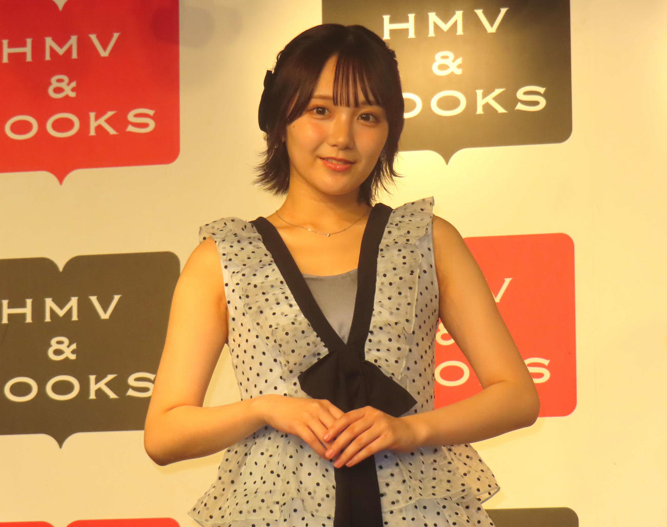 ファースト写真集「好きと言えたら」発売記念取材会に登壇したAKB48田口愛佳