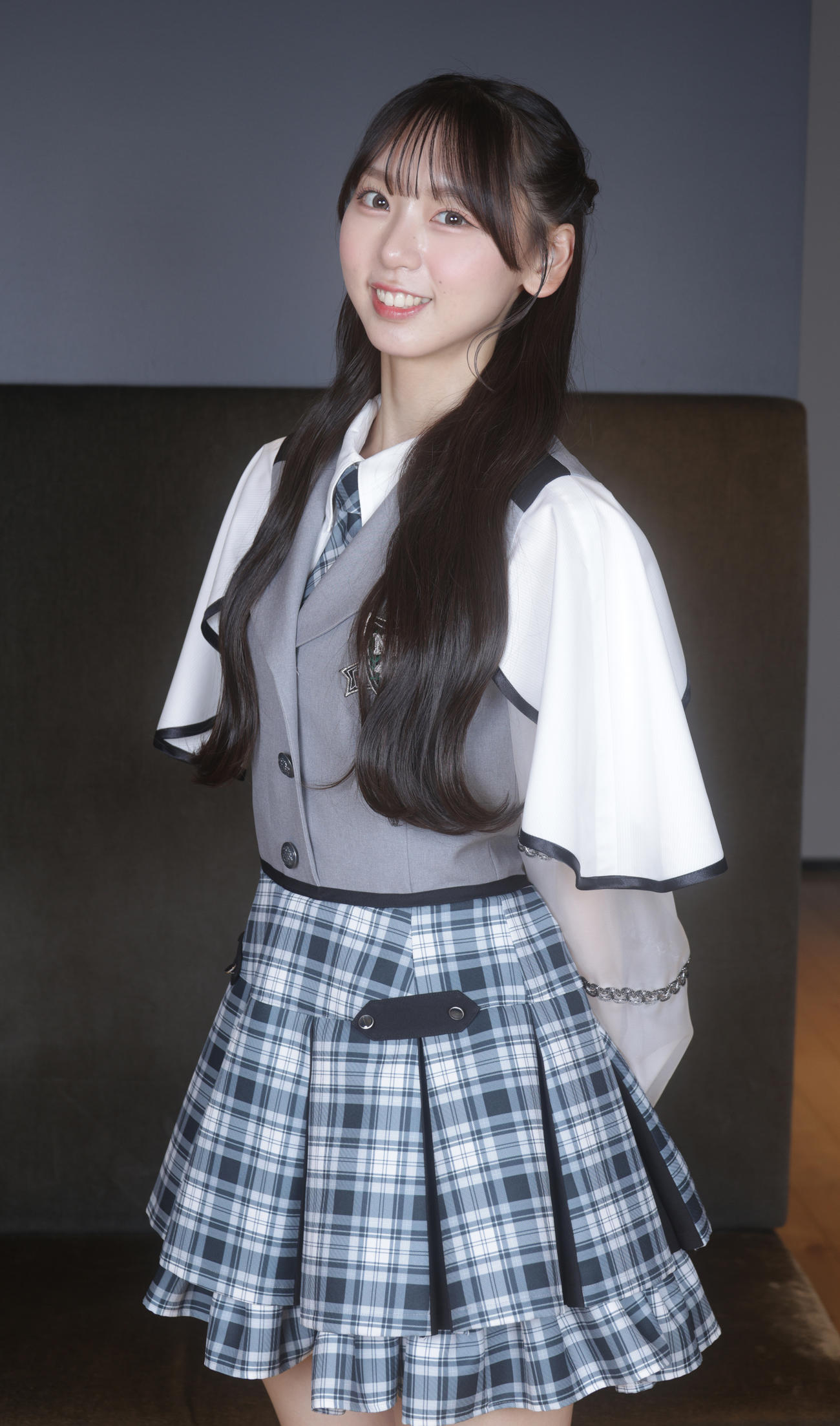 NMB48の泉綾乃（撮影・中島郁夫）