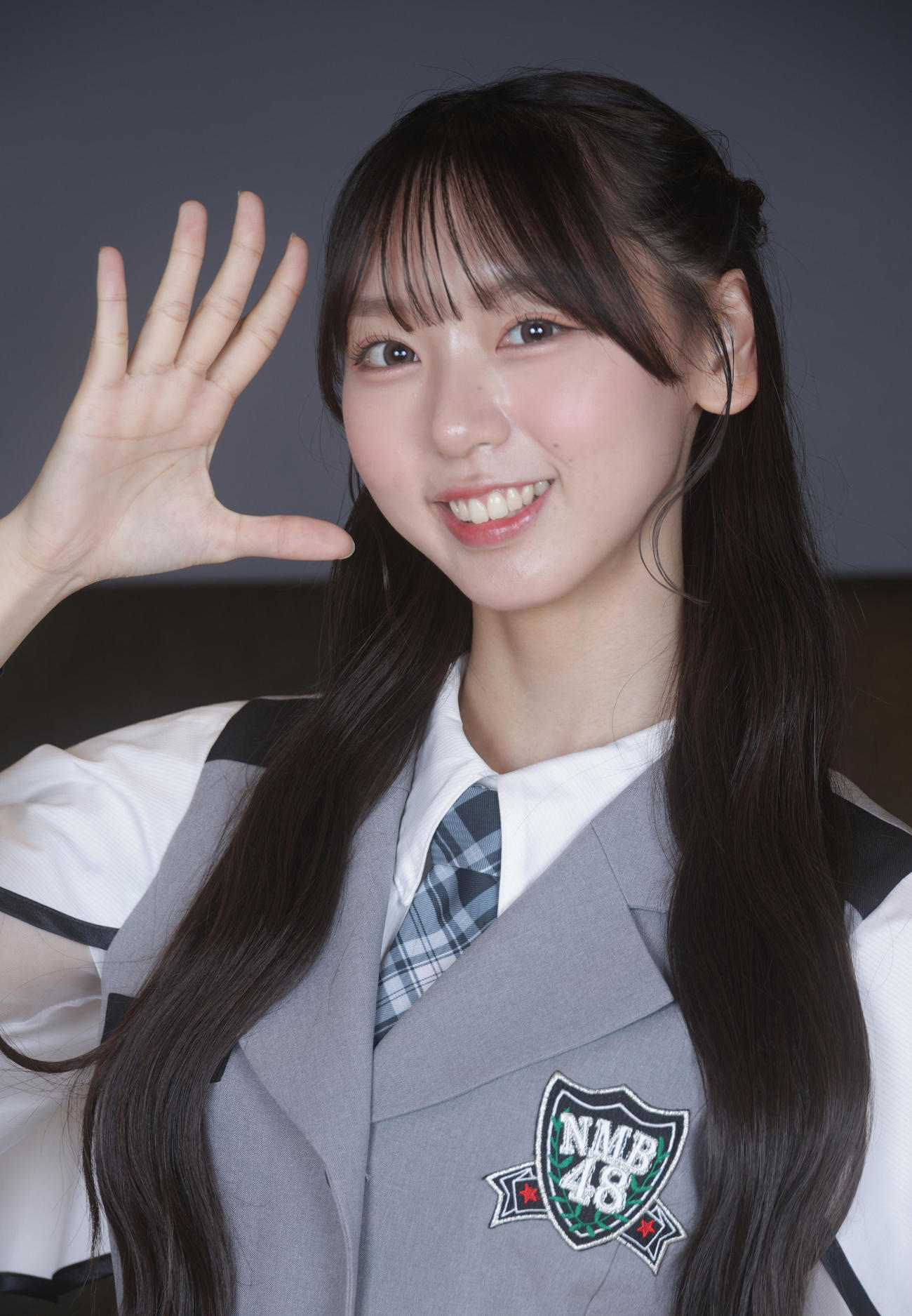 NMB48の泉綾乃（撮影・中島郁夫）
