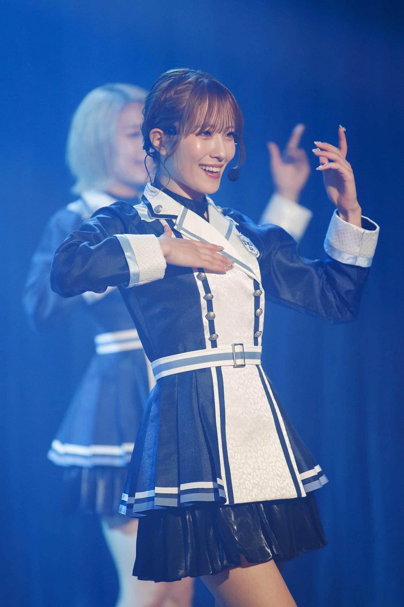 卒業公演でアイドル生活に別れを告げたNMB48小嶋花梨（C）NMB48