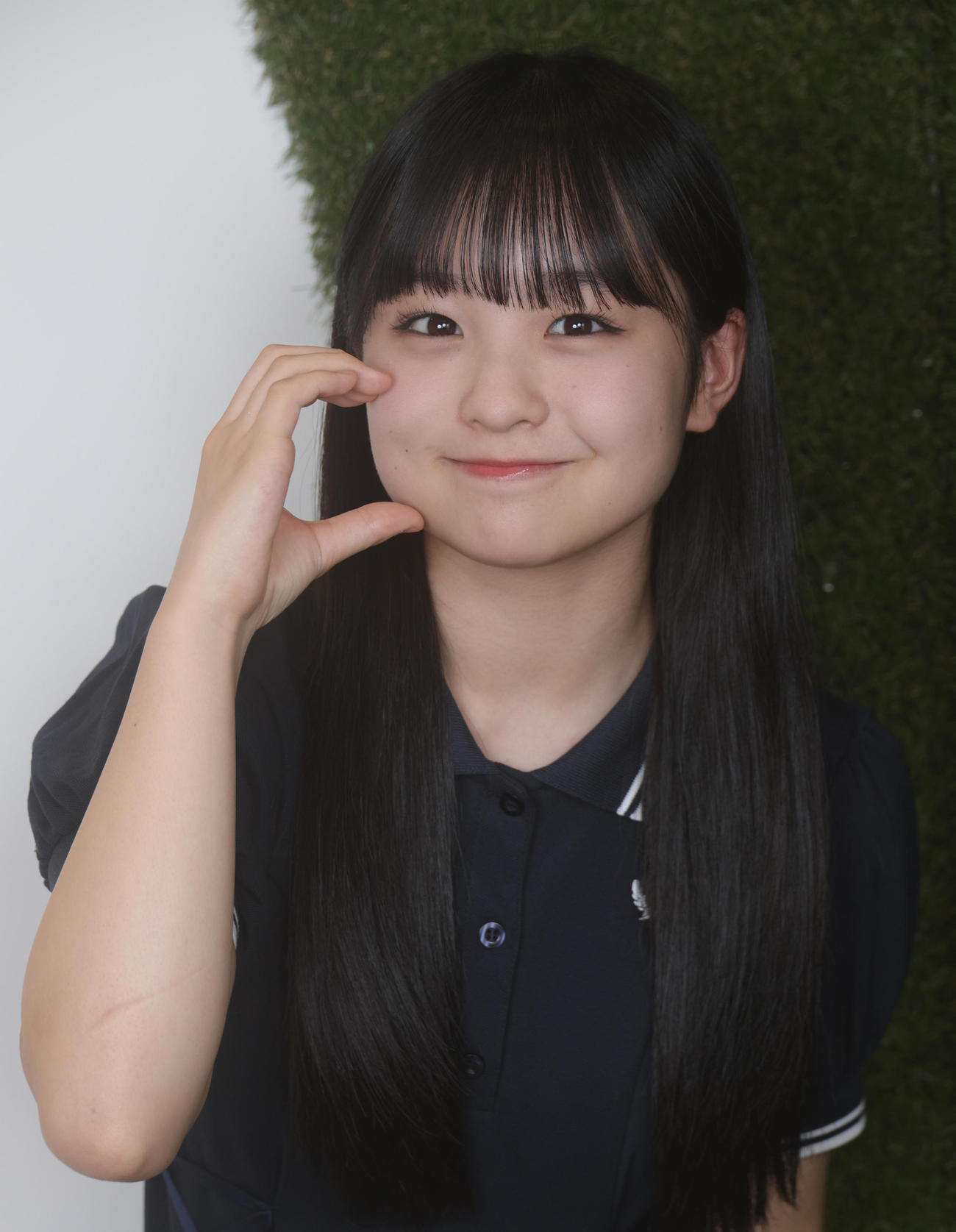 正規メンバーに昇格し人気急上昇中のHKT48龍頭綺音（撮影・中島郁夫）