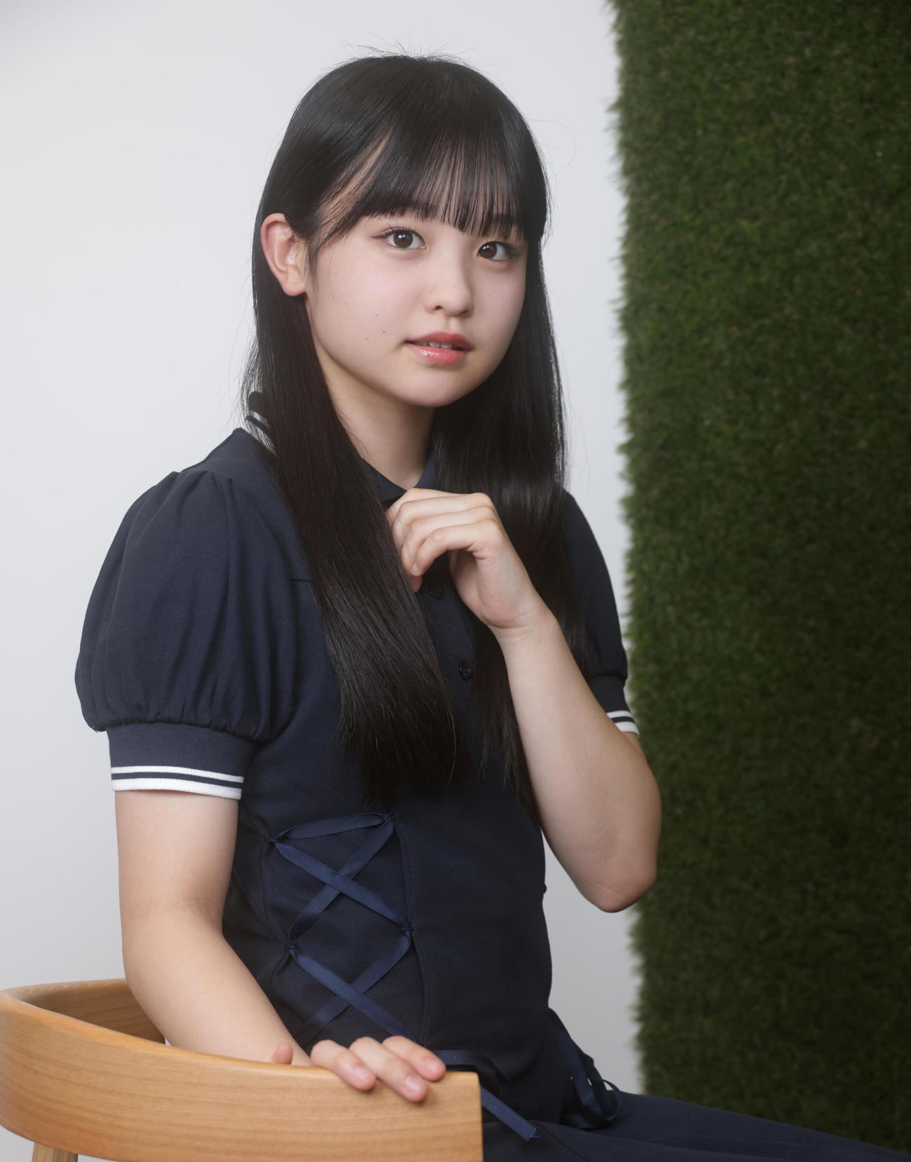 正規メンバーに昇格し人気急上昇中のHKT48龍頭綺音（撮影・中島郁夫）