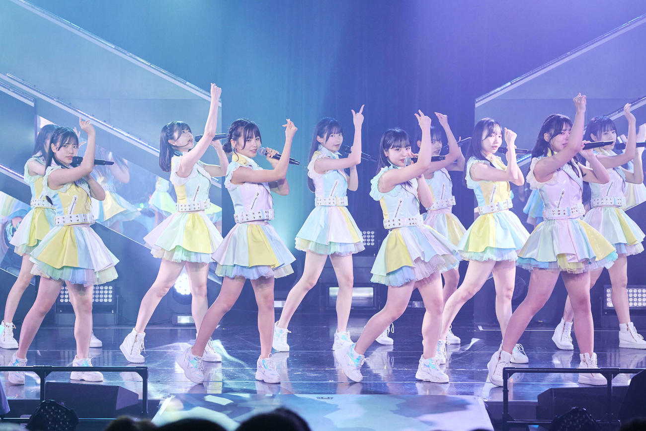 14周年記念公演を行ったHKT48、7期生（（C）Mercury）