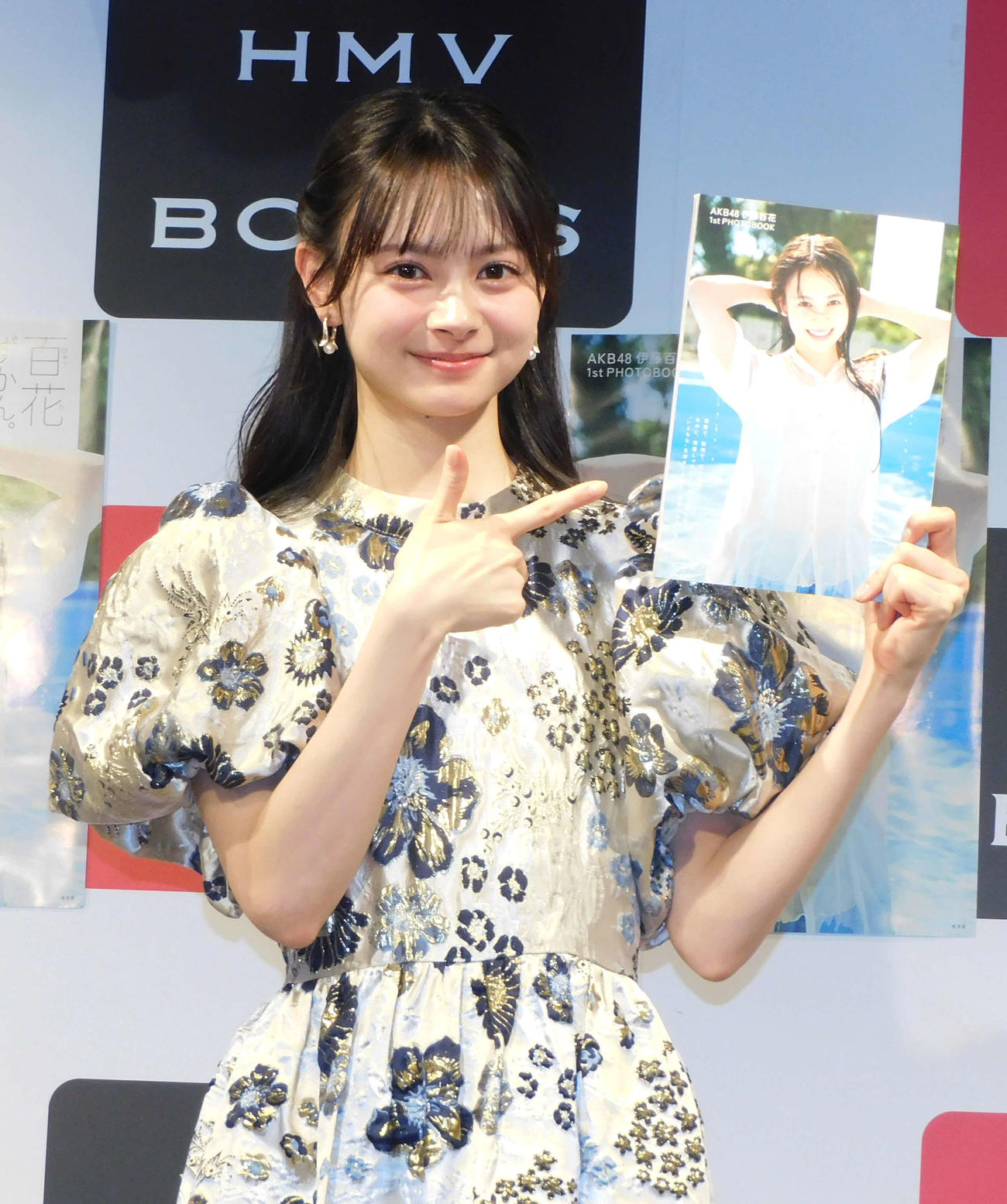 「百花ずかん。」発売記念会見を行ったAKB48伊藤百花（撮影・寺本吏輝）