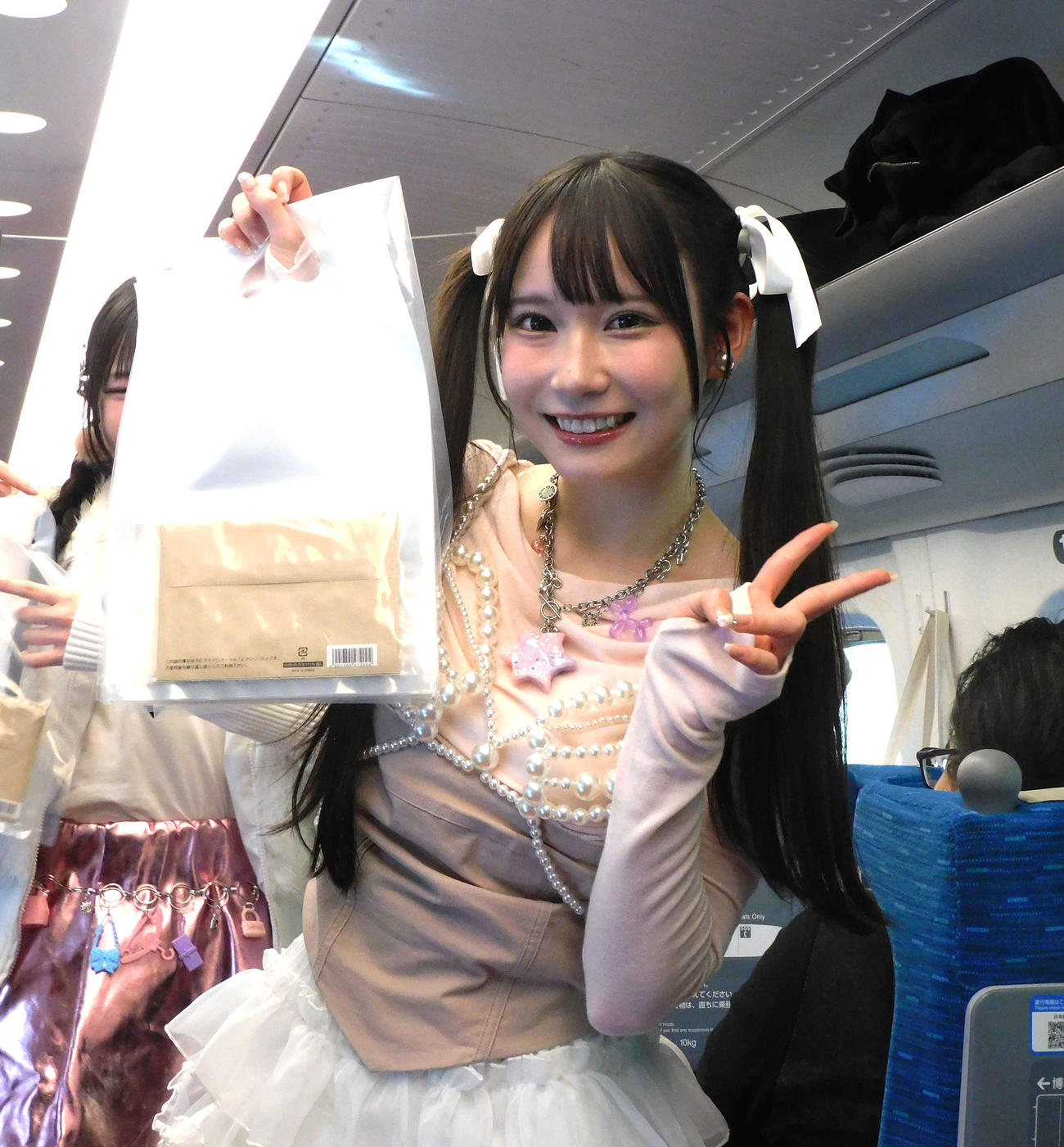 「SKE48新幹線全力走行－いこーぜ!!!衣装展－」に参加したSKE48大村杏（撮影・寺本吏輝）