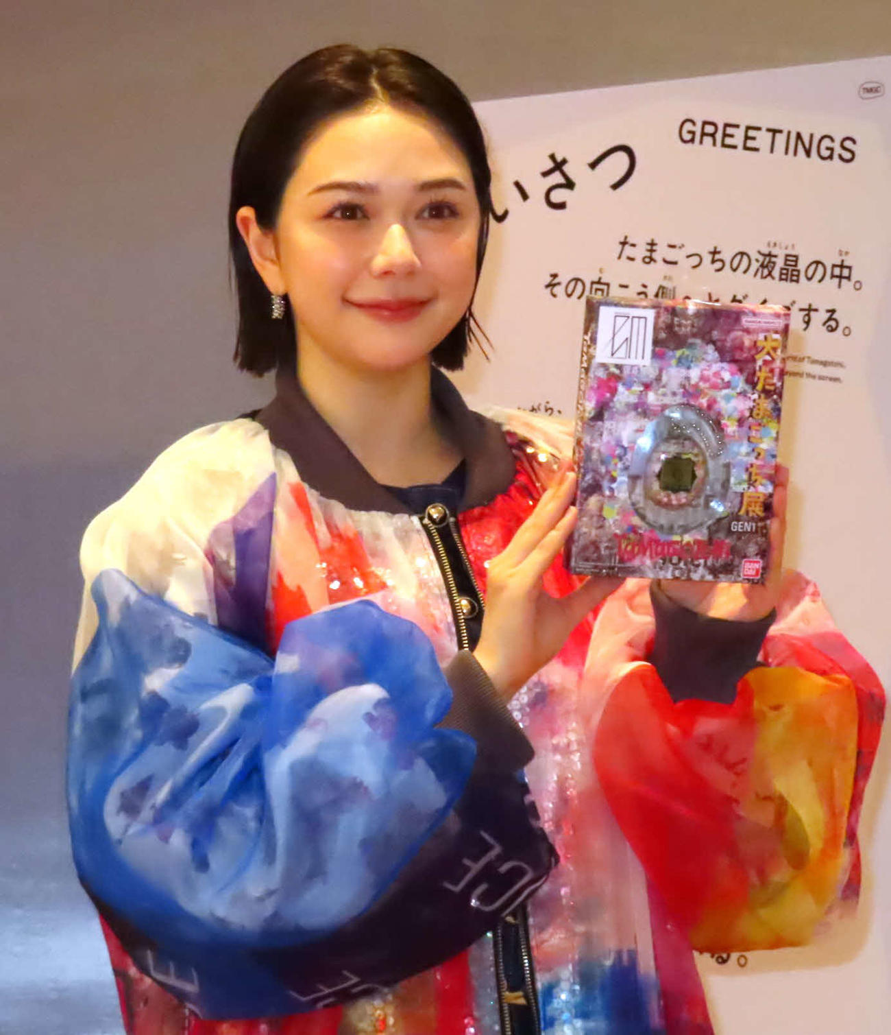 「30周年記念　大たまごっち展」ゲスト会見に出席した村重杏奈