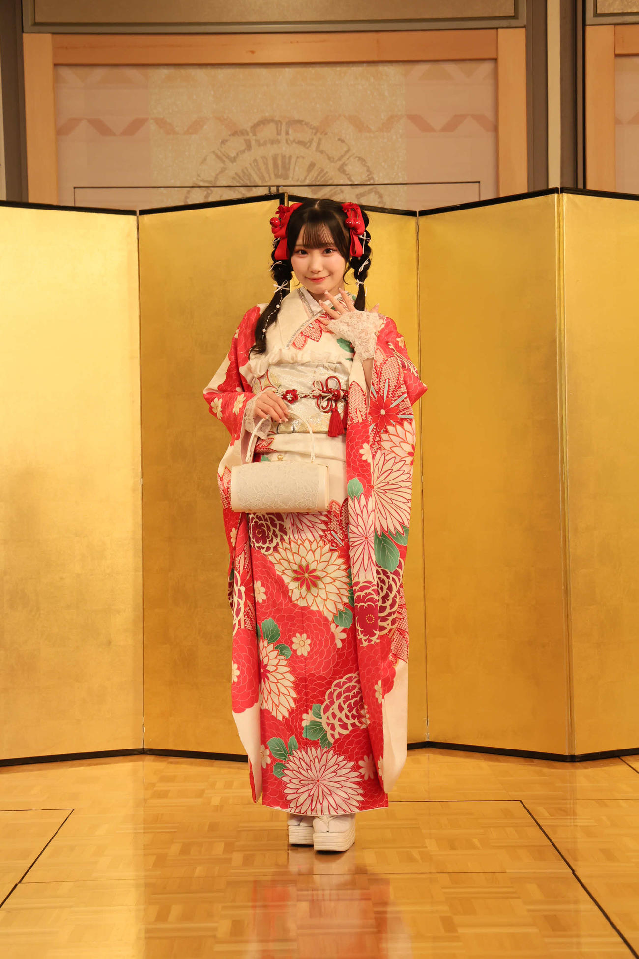 「二十歳のつどい」に参加したSKE48倉島杏実（（C）2025 Zest, Inc.／衣装協力：株式会社清水屋）