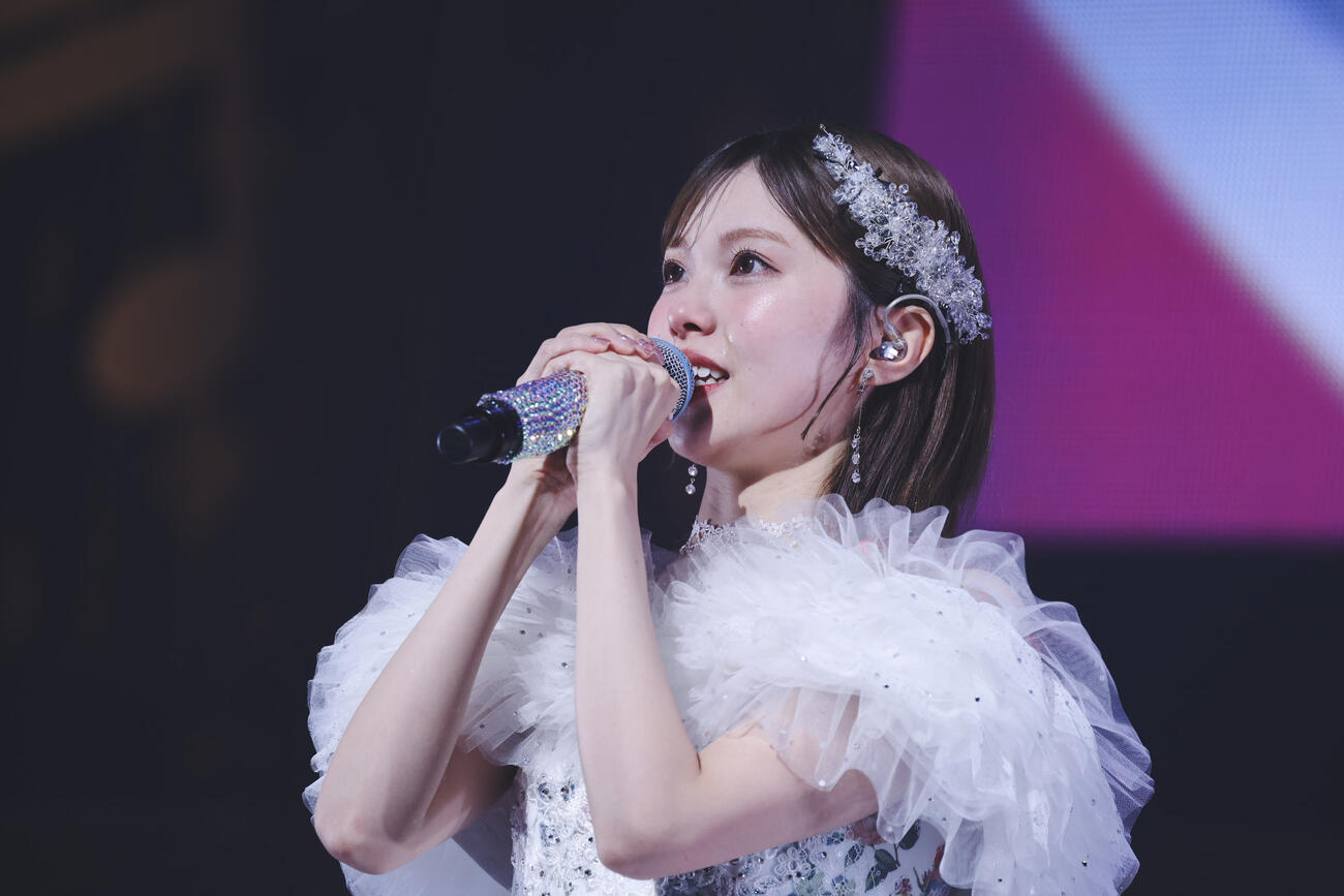 卒業コンサートを行ったHKT48地頭江音々（C）Mercury