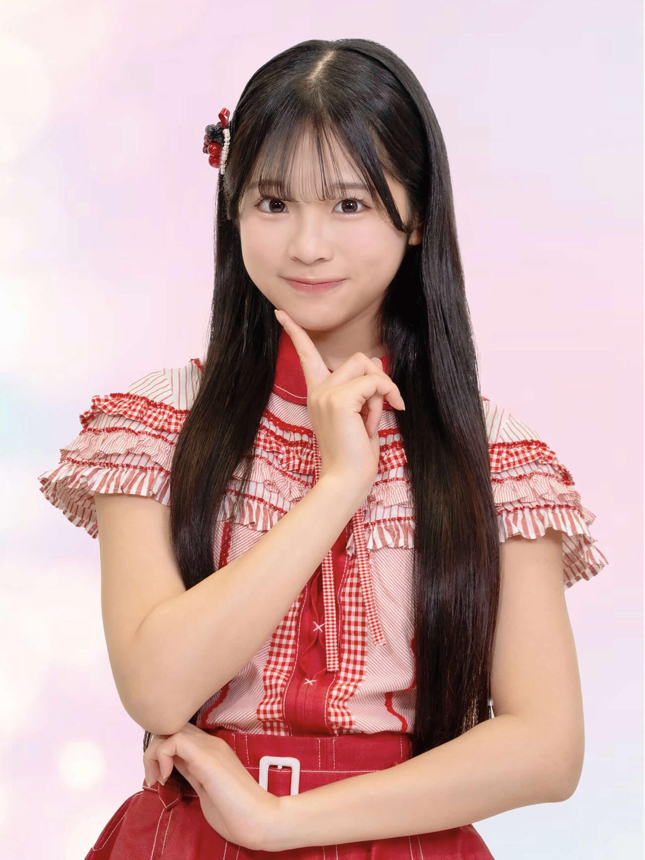 AKB48の21期生牧戸愛茉（（C）AKB48）