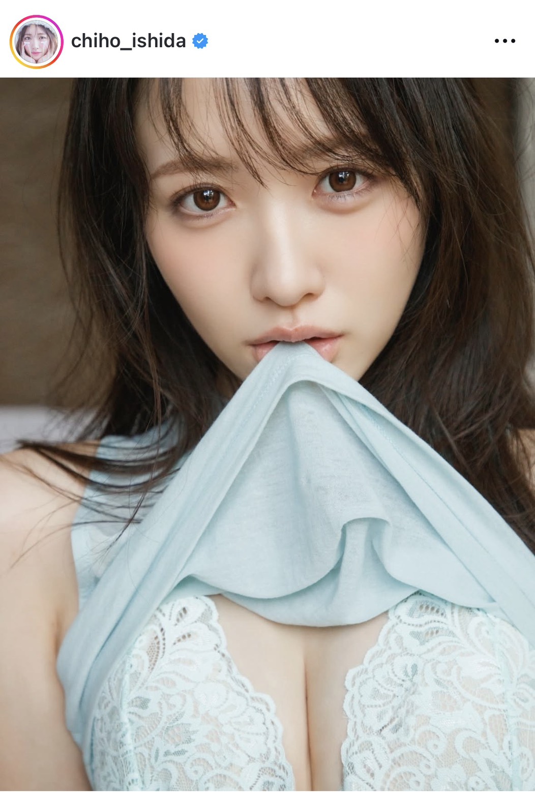 石田千穂のインスタグラムから