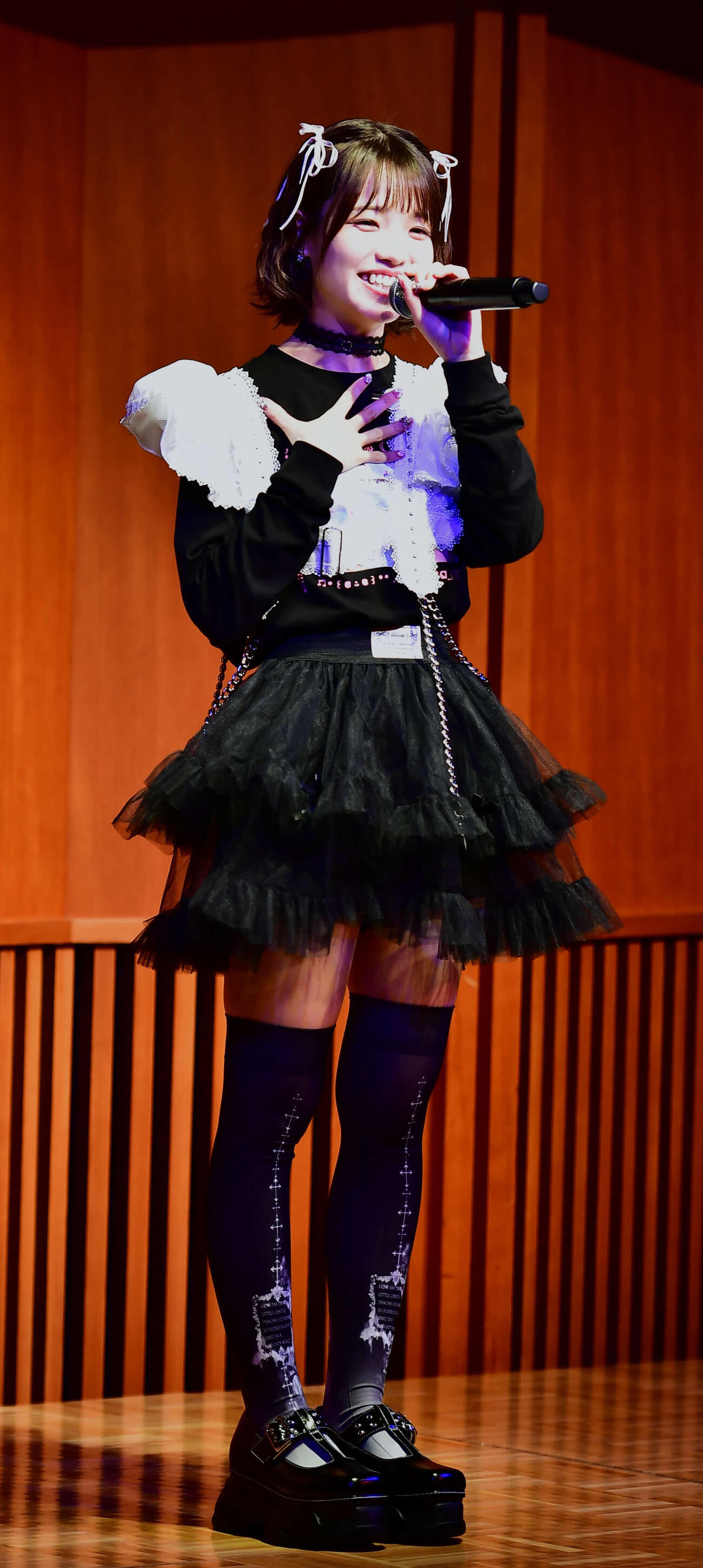 28歳の誕生日記念イベントを行ったAKB48の髙橋彩音（撮影・松尾幸之介）