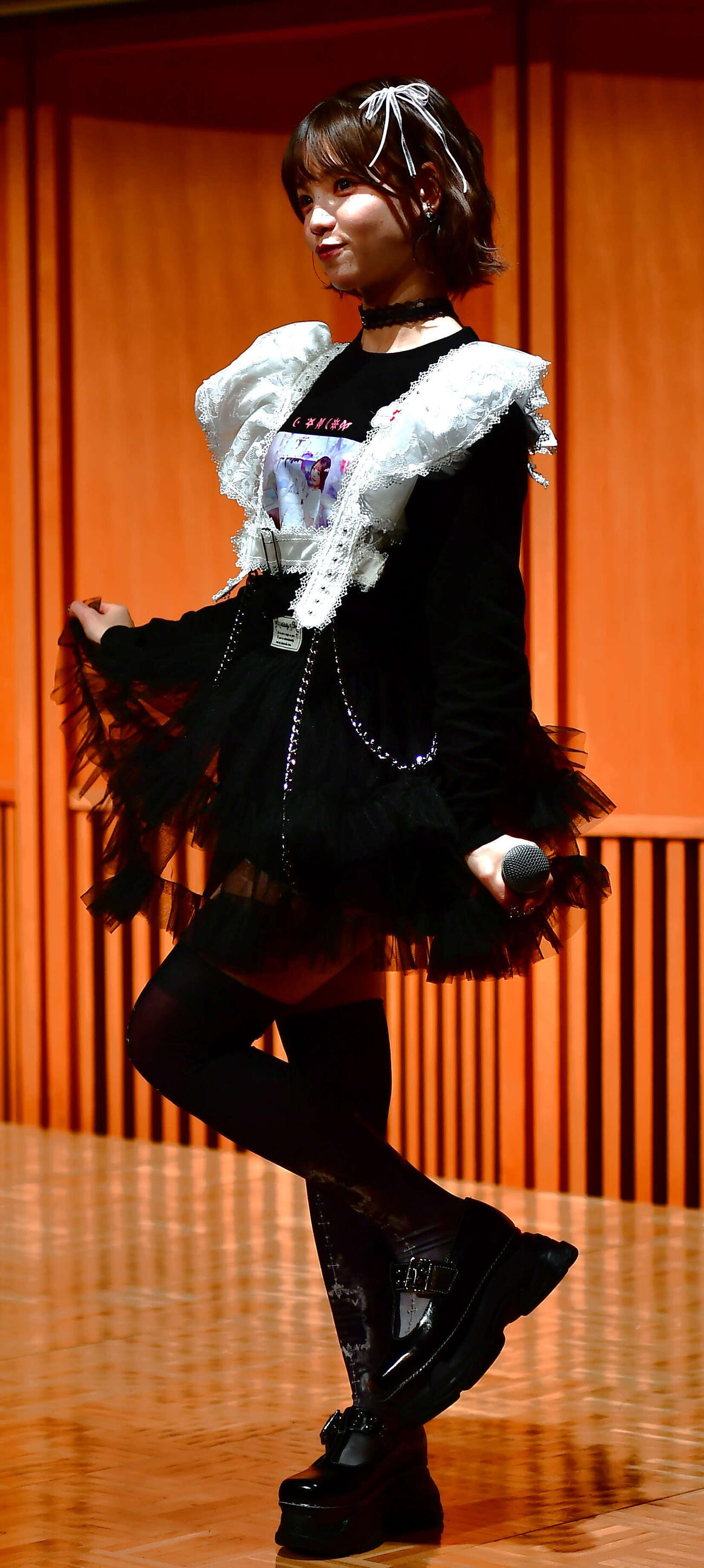 28歳の誕生日記念イベントを行ったAKB48の髙橋彩音（撮影・松尾幸之介）