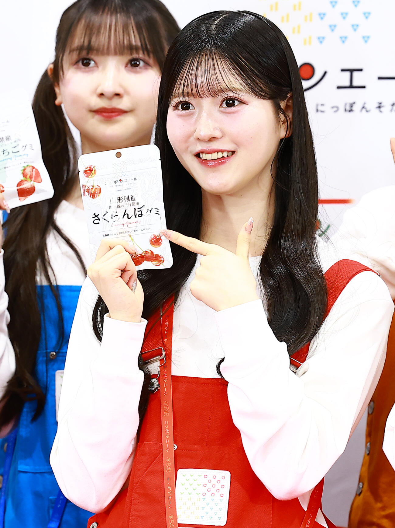 JA全農「ニッポンエールブランドアンバサダー」就任会見に登場したAKB48の八木愛月（撮影・野上伸悟）