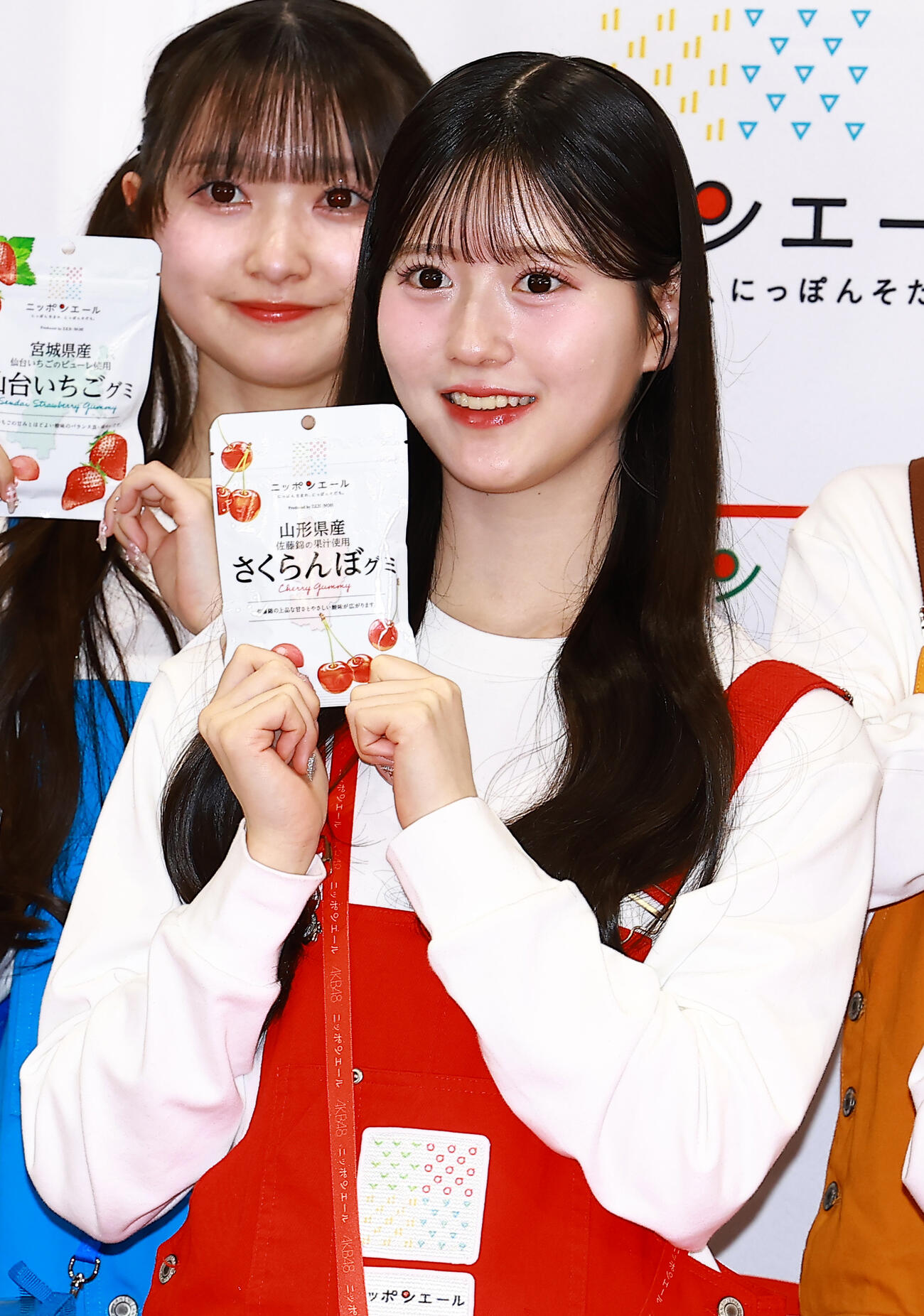 JA全農「ニッポンエールブランドアンバサダー」就任会見に登場したAKB48の八木愛月（撮影・野上伸悟）