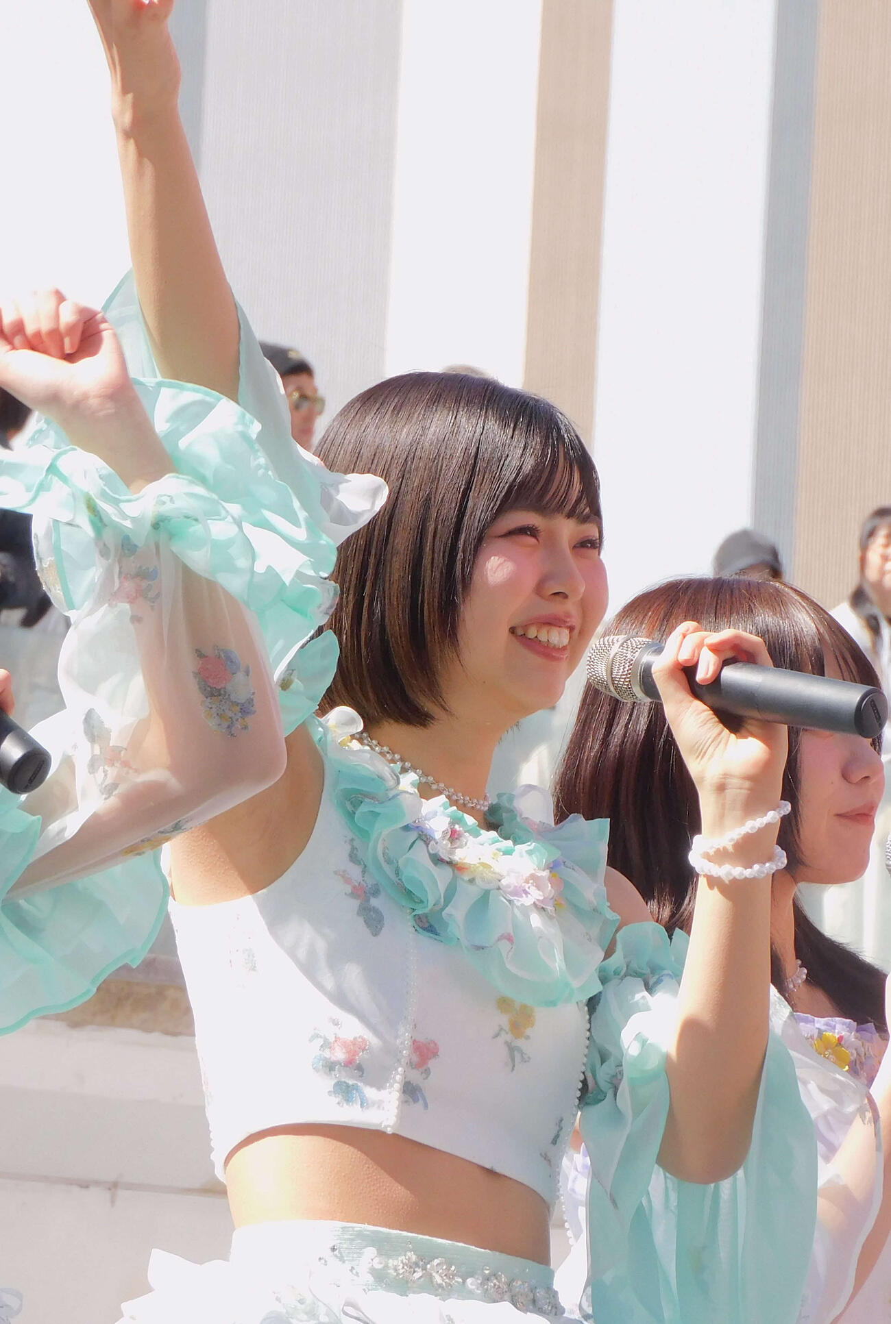 新曲「サンダルだぜ」で初選抜となった荒野姫楓（撮影・寺本吏輝）