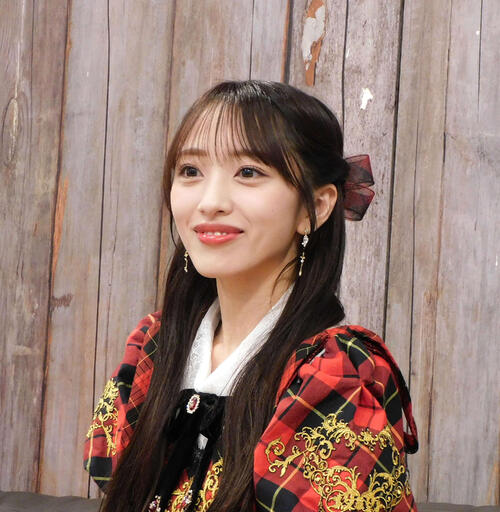 向井地美音　AKB48 20周年記念　赤チェック衣装　生写真　直筆サイン 202603310001084-w500_0.jpg