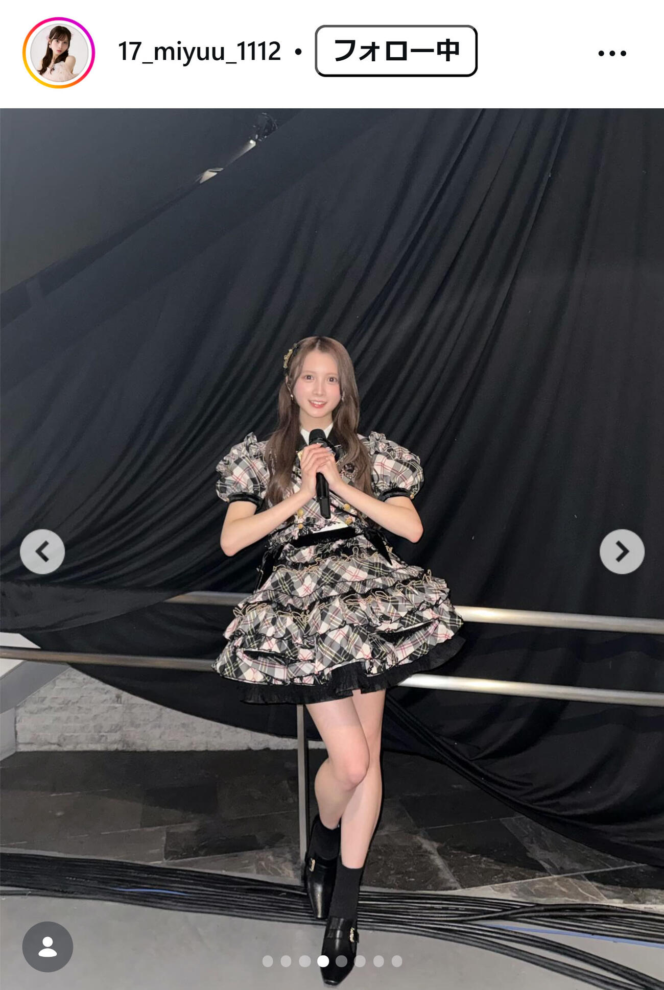 水島美結のインスタグラムから