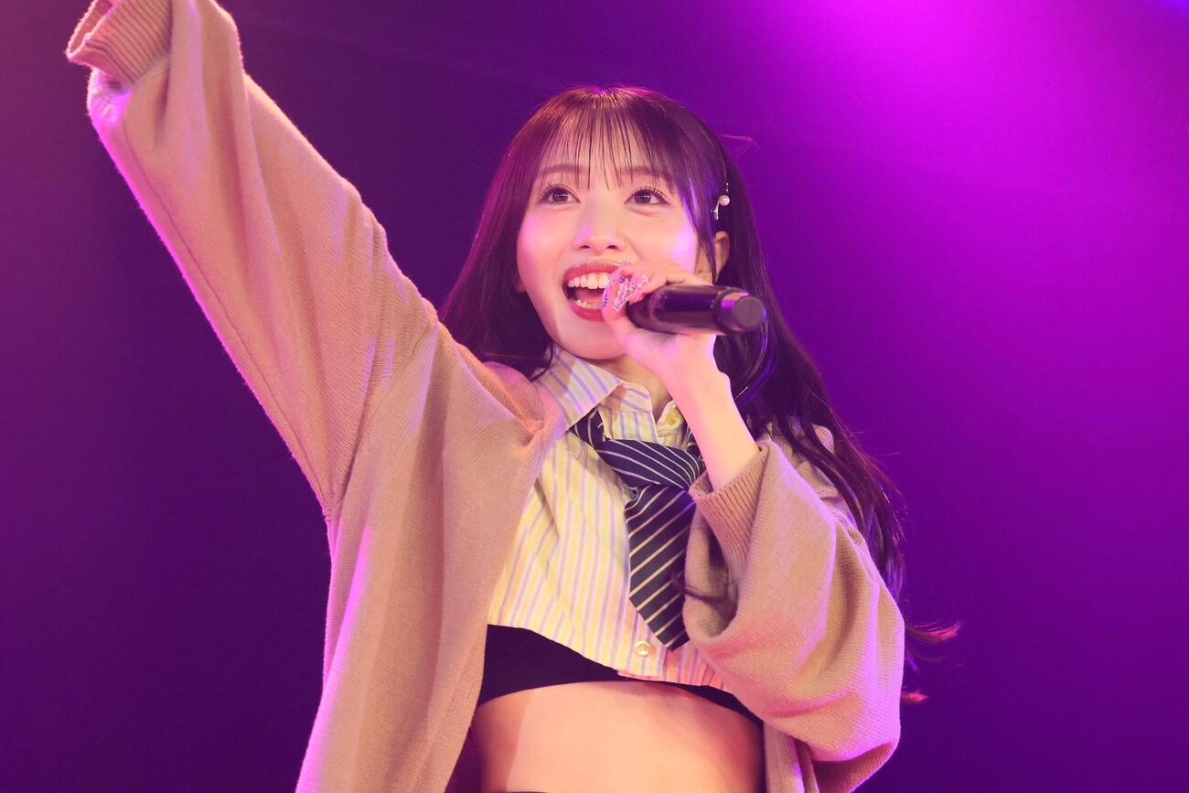 卒業公演を行った向井地美音