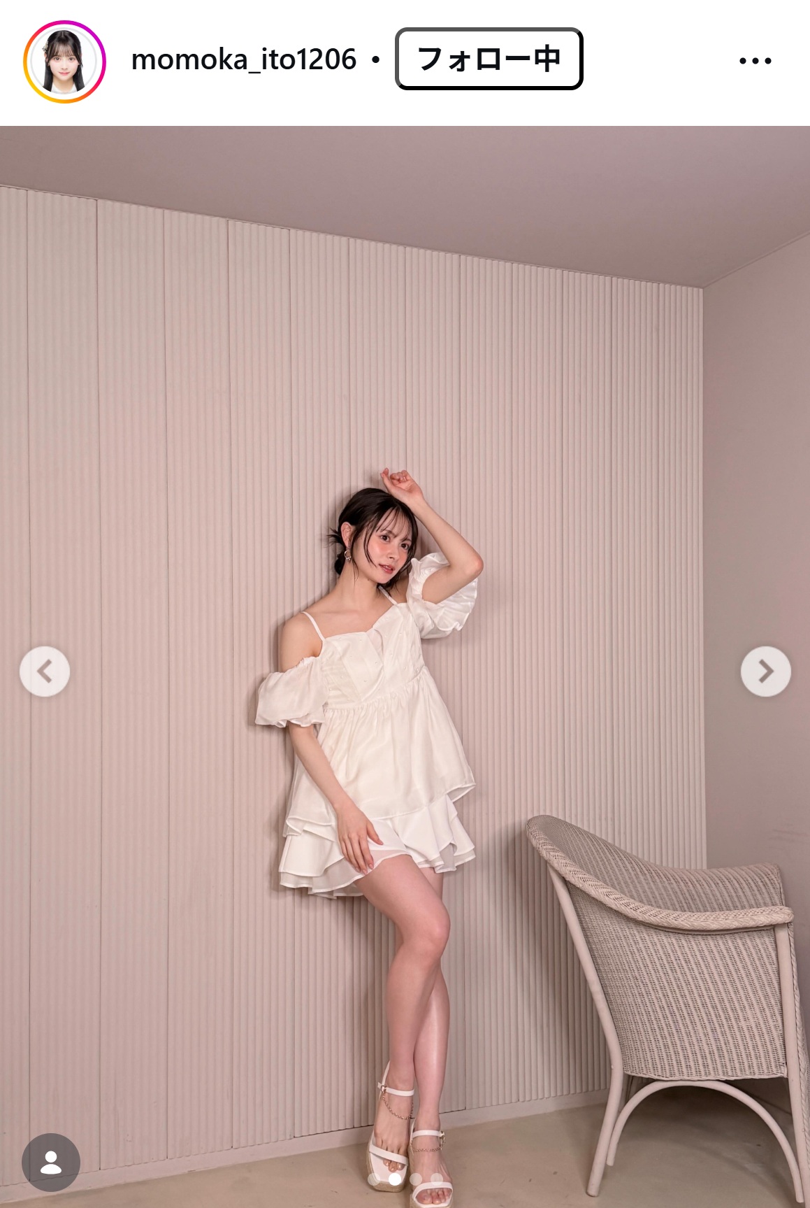 伊藤百花のインスタグラムから