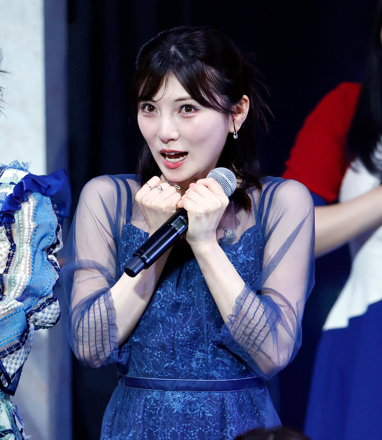 STU48石田千穂卒業コンサート　パフォーマンスを行う、元メンバーの岡田奈々（撮影・山本朝陽）