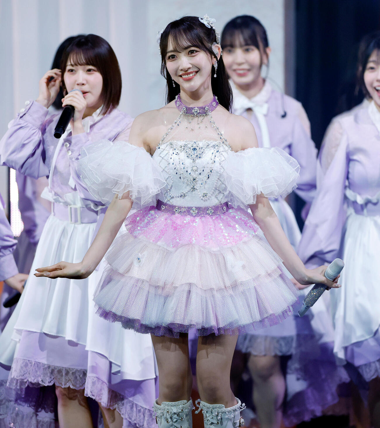 STU48石田千穂卒業コンサート　パフォーマンスを行う石田千穂（撮影・山本朝陽）