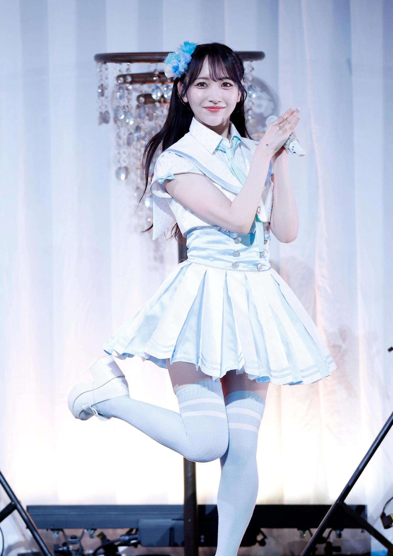STU48石田千穂卒業コンサート　パフォーマンスを行う石田千穂（撮影・山本朝陽）