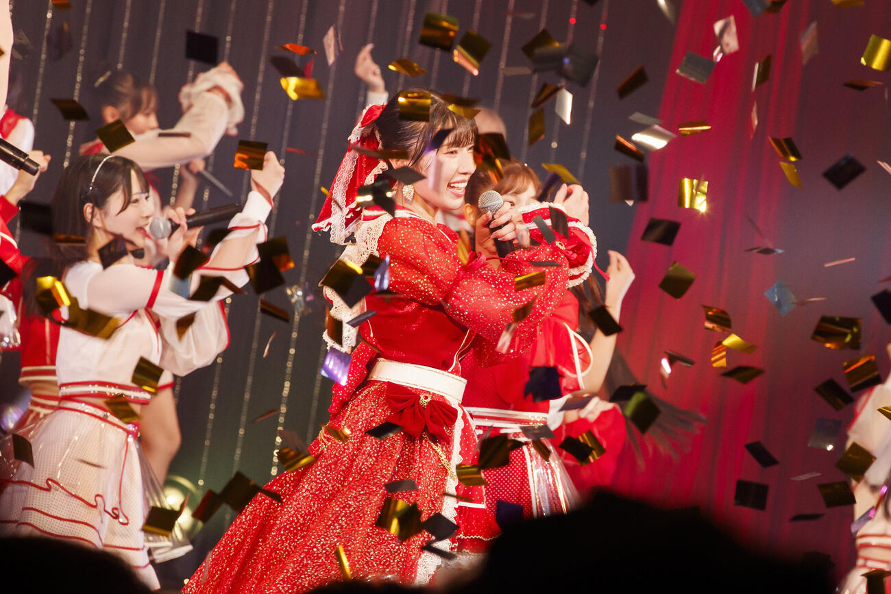 卒業コンサート「そして最後のページには」を開催したNMB48安部若菜（C）NMB48