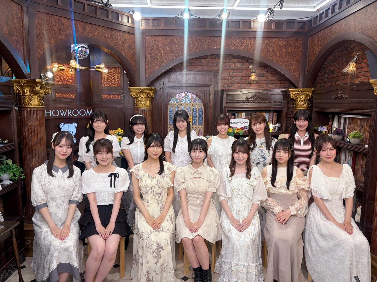 新シングル発売を発表したNGT48。前列左から2人目がセンターを務める北村優羽（C）Flora