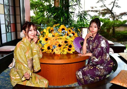 AKB48工藤華純＆迫由芽実が大分県で新曲PR　工藤は故郷初凱旋　２人同時選抜入りは「夢」