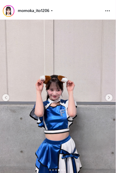 AKB48伊藤百花のインスタグラムから