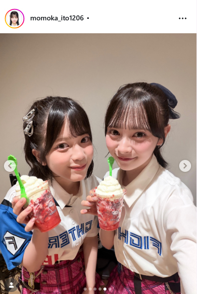 AKB48伊藤百花のインスタグラムから