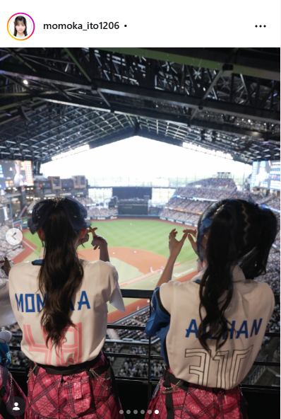 AKB48伊藤百花のインスタグラムから