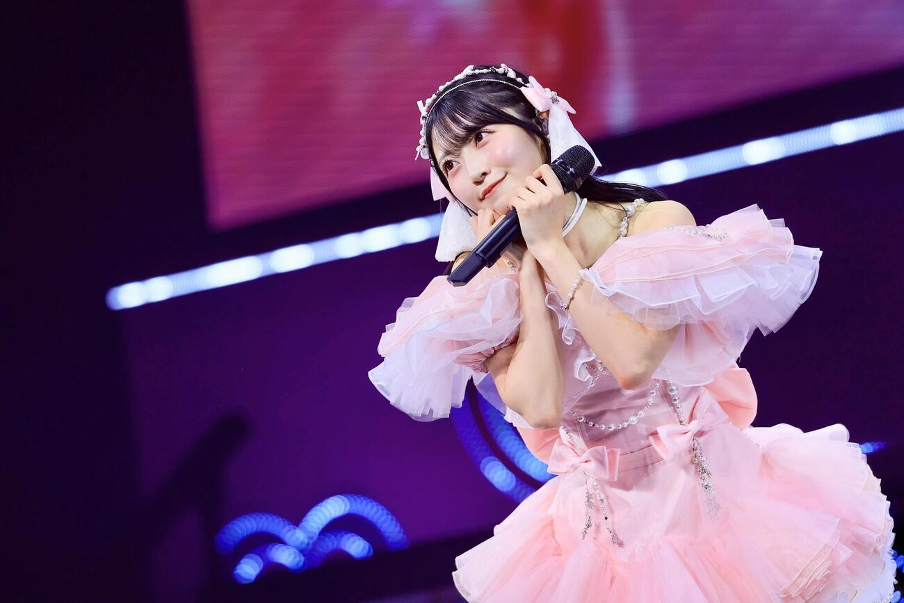 「推しが『好きish』コンサート」で推し席応募数ランキング1位に輝いた佐藤綺星（C）AKB48