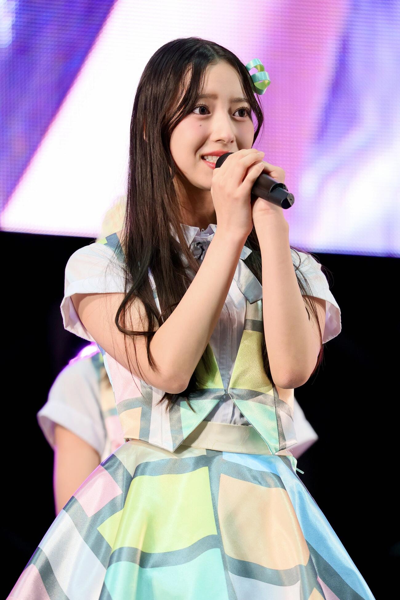 新シングルで初の選抜入りが決まったAKB48森川優（C）AKB48　※外部提供、ネット使用可能