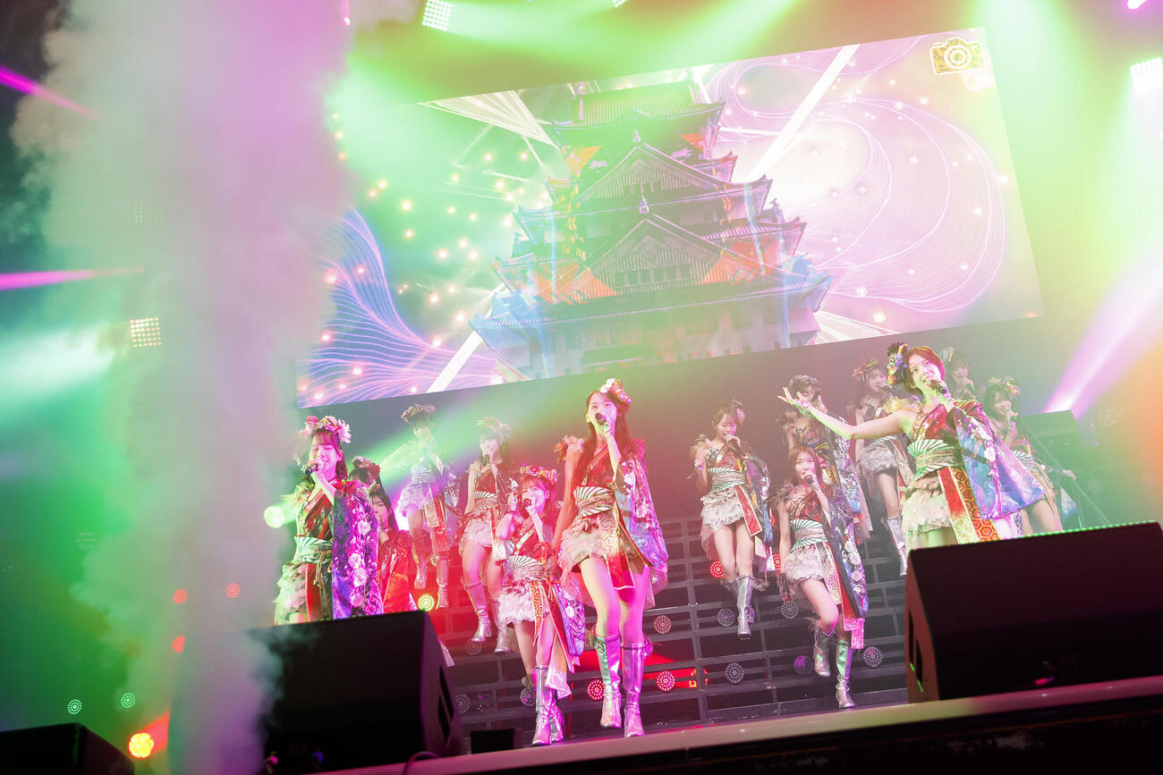「NMB48　16th　Anniversary　LIVE　GO　TO　城」を開催したNMB48（C）NMB48