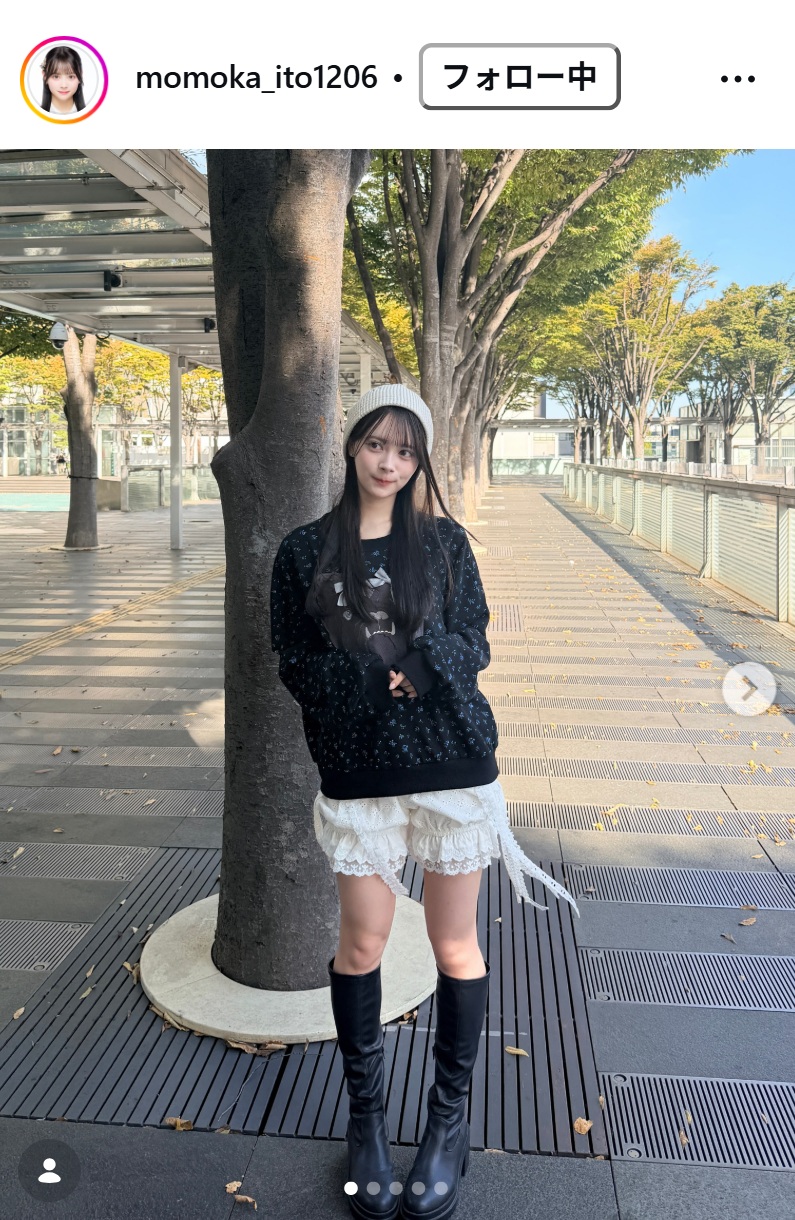 伊藤百花のインスタグラムから