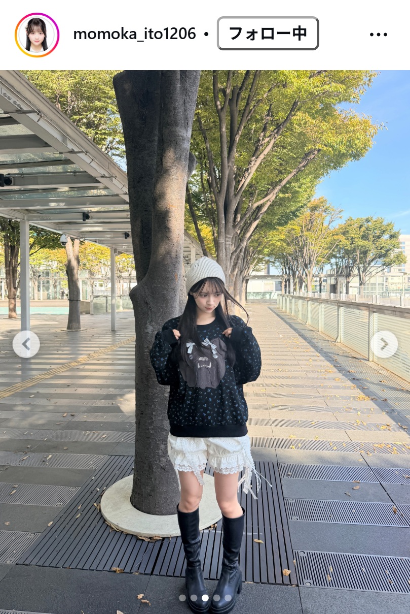 伊藤百花のインスタグラムから