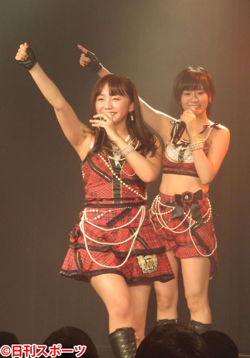 NMB薮下柊「涙のち笑顔」で卒業 山本彩も感謝 - AKB48 : 日刊