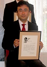 藤本賞の授賞式に出席した三谷幸喜氏