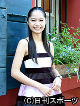 取材に応じた宮崎あおい(撮影・近藤由美子)