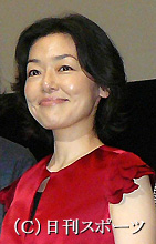 映画「めがね」に出演した小林聡美（撮影・瀬津真也）