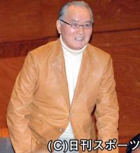 映画「ポストマン」の完成試写会に来場した長嶋茂雄氏