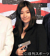 初主演映画「アンフェア」の完成会見に出席した篠原涼子（撮影・松田秀彦）