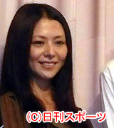 映画「転々」の完成試写会に出席した小泉今日子（撮影・小林千穂）
