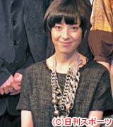 主演映画の完成会見に出席した宮沢りえ（撮影・松田秀彦）

