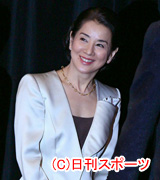 特別試写会で笑顔を見せる吉永小百合（撮影・たえ見朱実）