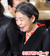 日本アカデミー賞の主演女優賞を受賞した樹木希林（撮影・神戸崇利）