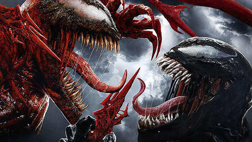 「ヴェノム　レット・ゼア・ビー・カーネイジ」の一場面 (C)2021 CTMG. (C)＆TM 2021 MARVEL. All Rights Reserved.