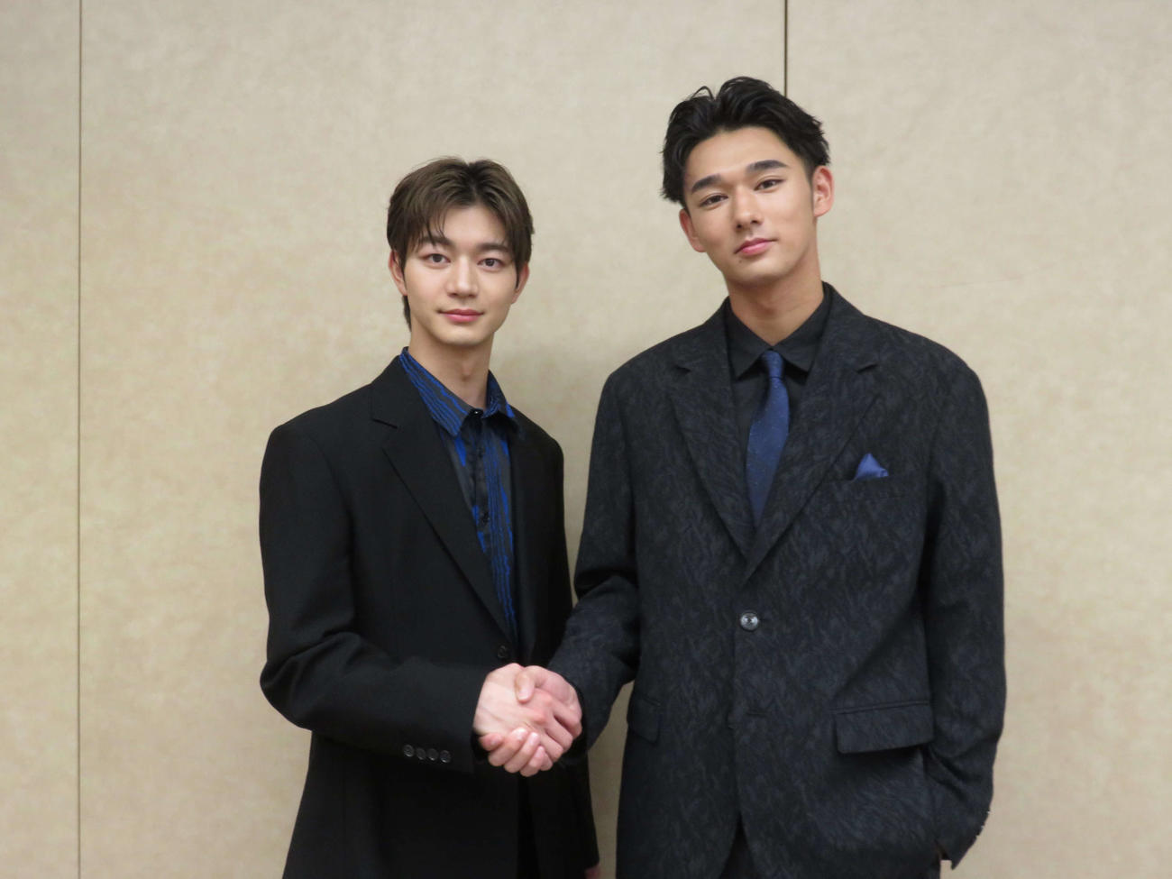 吉澤要人（左）と木下暖日
