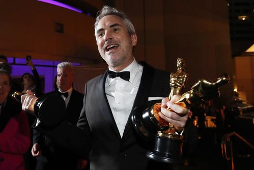 「ROMA／ローマ」のアルフォンソ・キュアロン監督（ロイター）